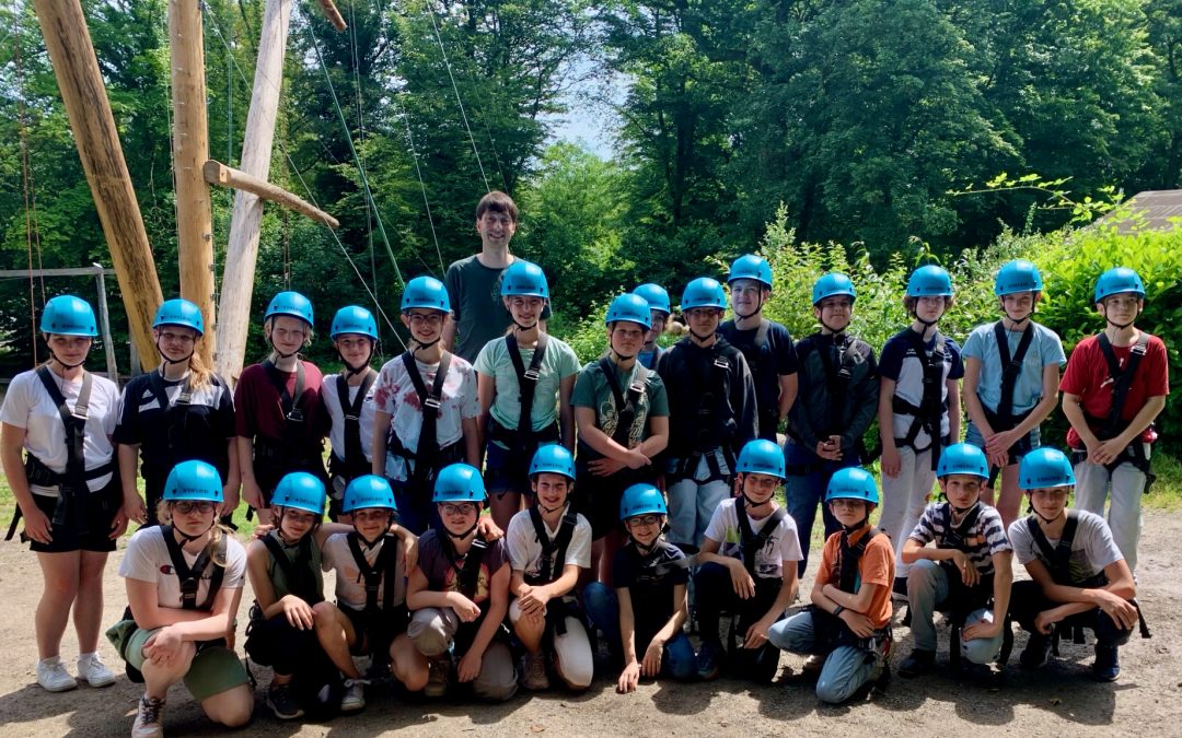 Prävention am MGB –Klassenstärkung im Hochseilgarten G.A.T.E. in Ettlingen