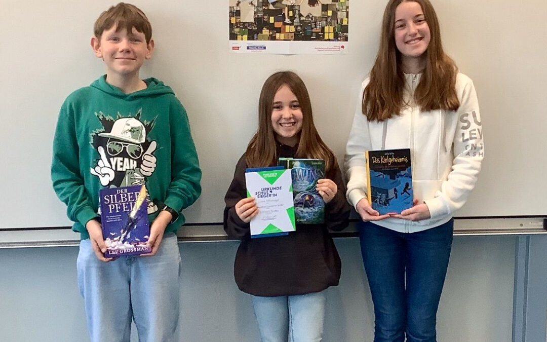 Liara Ellwanger gewinnt den Vorlesewettbewerb am MGB