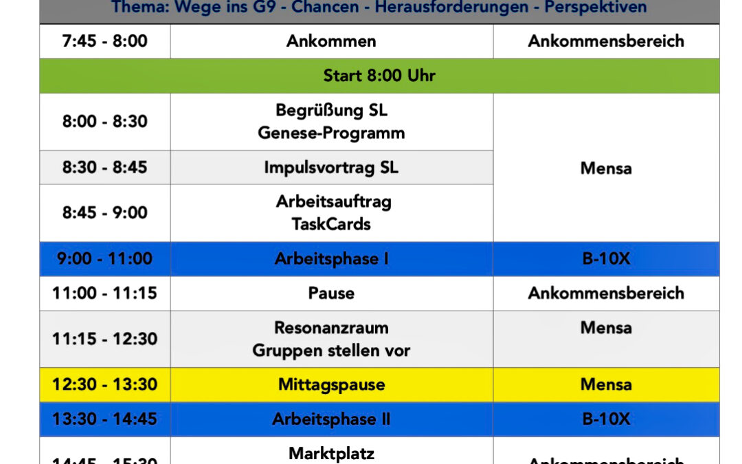 Pädagogischer Tag am MGB