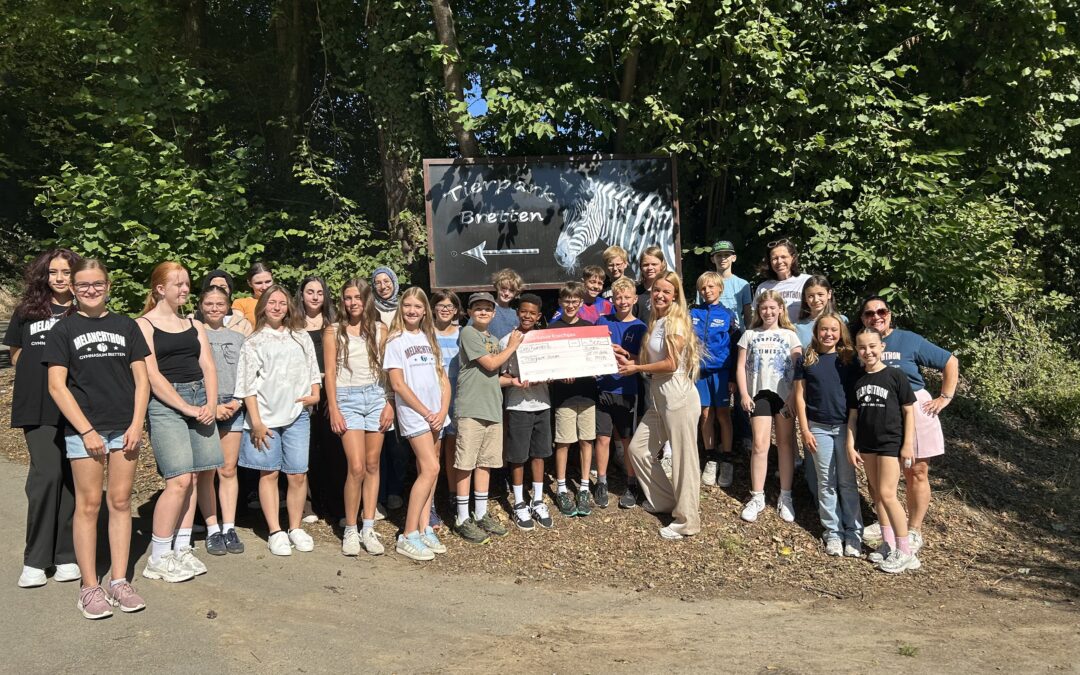 Wandertag mit Herz: Die 6c unterstützt den Tierpark Bretten